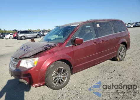 2017 Dodge Grand Caravan Sxt из США, поврежденный, VIN 2C4RDGCG2HR616698